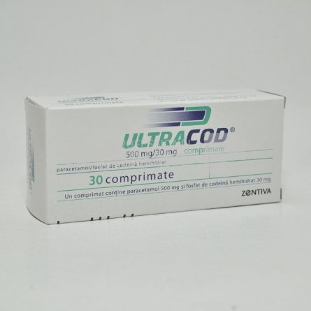 ULTRACOD 500 mg/30 mg x 30 COMPR. 500 mg/30 mg ZENTIVA K.S.
