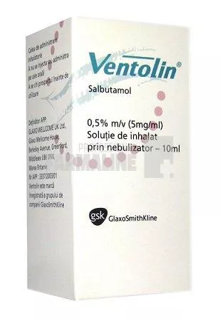 VENTOLIN R x 1 SOL. INHAL. 5mg/ml GLAXOWELLCOME UK LTD