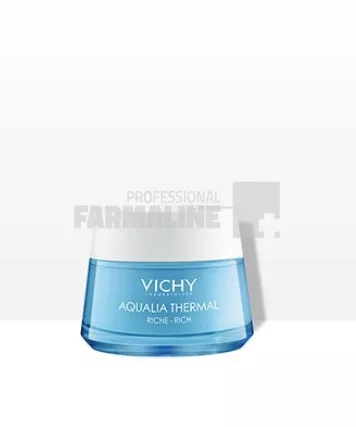 Vichy Aqualia Thermal Riche Crema rehidratanta cu acid hyaluronic ten uscat 50 ml