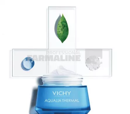 Vichy Aqualia Thermal Riche Crema rehidratanta cu acid hyaluronic ten uscat 50 ml