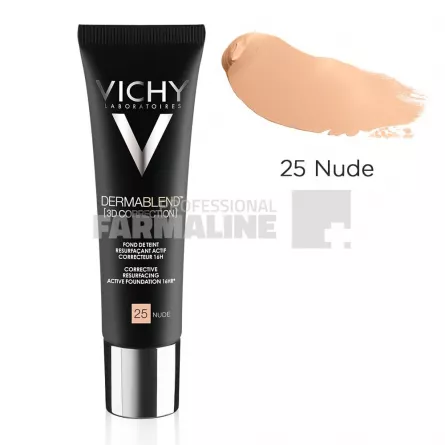 Vichy Dermablend 3D 25 Nude Fond de ten corector 30 ml