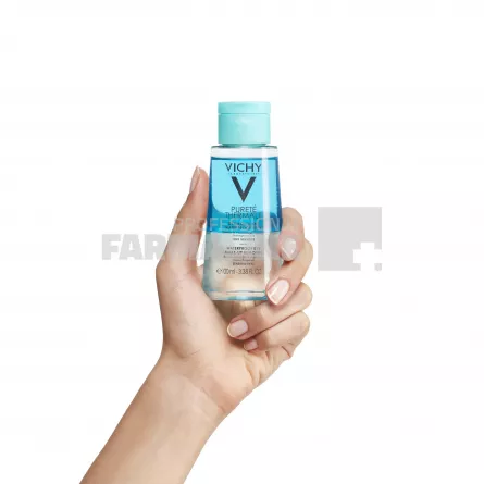 Vichy Purete Thermale Demachiant Bifazic Waterproof zona ochilor 100 ml