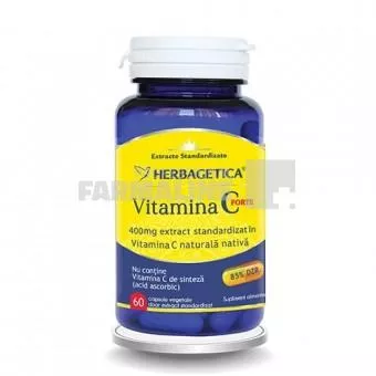 Vitamina C Forte 400 mg 60 capsule