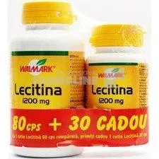 Lecitina 1200 mg 80 capsule + 30 capsule Gratis