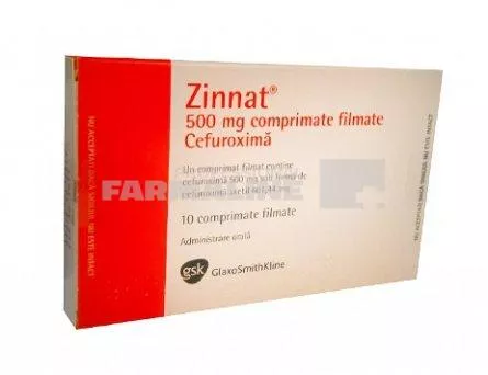 ZINNAT 500 mg X 10 COMPR. FILM. 500mg GLAXOSMITHKLINE (IRE 