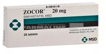 ZOCOR 20 mg x 28 COMPR. FILM. 20mg MERCK SHARP & DOHME