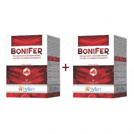 Bonixir 30tablets Bonifer 30 capsule moi 1+1 Cadou - la pret mic | Pfarma.ro