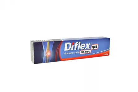 Diflex Gel 50mg/g 100 g - la pret mic | Pfarma.ro