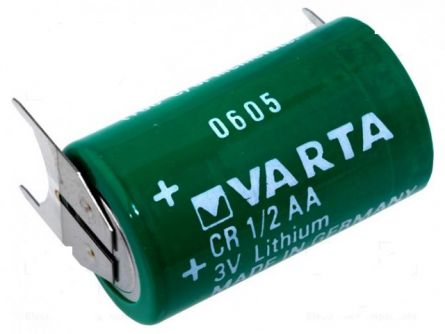 Baterie Litiu 3V CR1/2AA 950mAh cu 3 Pini, Dimensiuni 14.5 x 25.5 mm Varta Bulk