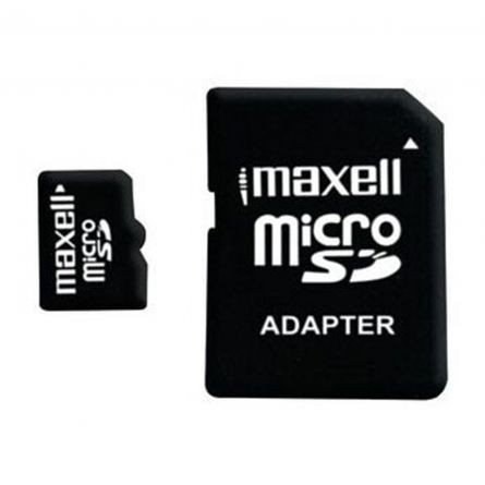 Card MicroSD 16GB cu adaptor, Maxell
