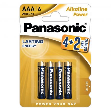 Baterii Alcaline AAA LR3 1.5V Panasonic Alkaline Power Blister 6