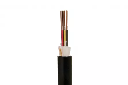 Cablu fibra optica 48 fibre SM interior/exterior, multitub, LSZH, CPR, armat cu vata de sticla, [],pro-networking.ro