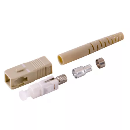 Conector SC/UPC MM pentru cablu cu diametru de 3mm Bej Mills, [],pro-networking.ro