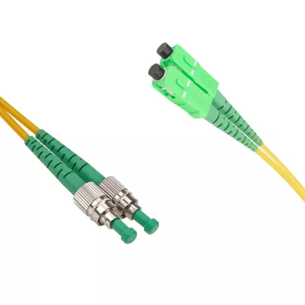 Patch cord  FC/APC la SC/APC SM 1m Duplex, AFL Hyperscale, [],pro-networking.ro