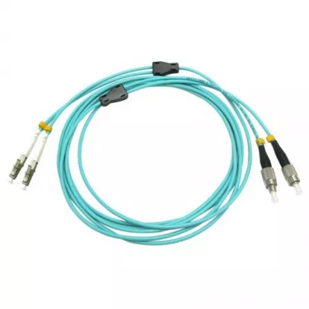 Patch cord FC/UPC la LC/UPC OM3 1m Duplex, AFL Hyperscale, [],pro-networking.ro