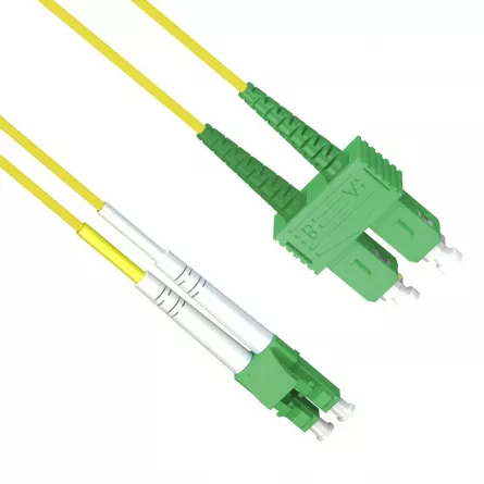 Patch cord LC/APC la SC/APC SM 15m Duplex, AFL Hyperscale, [],pro-networking.ro