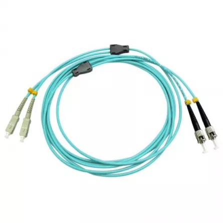 Patch cord SC/UPC la ST/UPC OM3 10m Duplex, AFL Hyperscale, [],pro-networking.ro