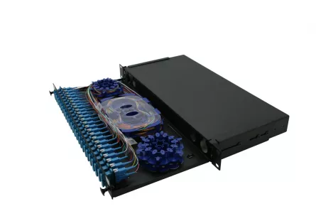 Patch panel fibra optica 24 porturi SC Duplex/LC Quad, neechipat, AFL Hyperscale, [],pro-networking.ro