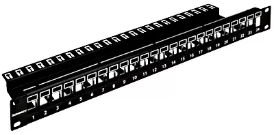 Patch panel modular 24 module RJ45 TOOLLESS, Schrack, [],pro-networking.ro