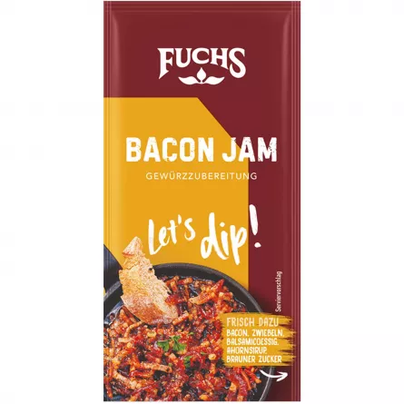 LET'S DIP Dulceata de bacon, condiment amestec, Fuchs, 12g