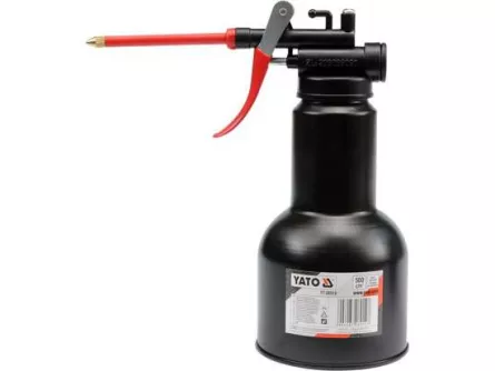 Yato YT-06914 Pompa de ulei cu rezervor metalic, 500 ml, [],sculebgs.ro