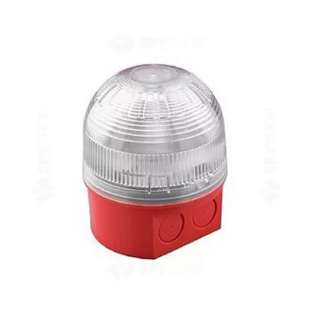 Sirena adresabila cu FLASH transparent, 3 tonuri,  de interior, cu izolator IP65 92-100dB (A)., [],https:b2b.sielinvest.ro
