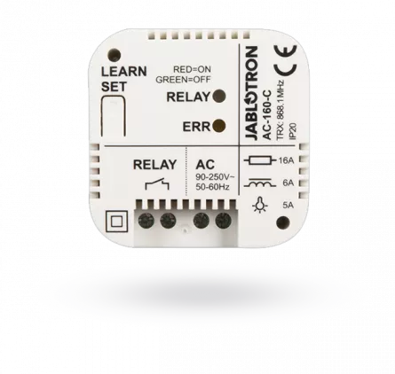 Releu radio multifunctional pentru seria JA100+, 868 MHz, [],https:b2b.sielinvest.ro