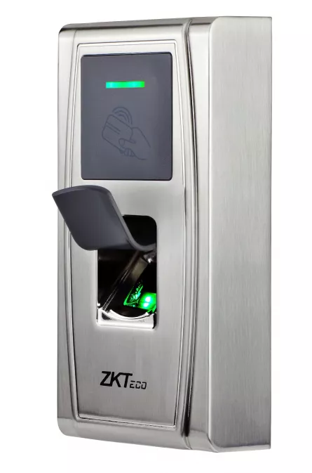 Terminal standalone de control acces cititor de amprenta si proximitate 125KHz (carduri EM 26 bit). Porturi: Wiegand In/Out, TCP/IP, RS485, USB Host, Iesire yala, Monitorizare usa, REX, Iesire Alarma., [],https:b2b.sielinvest.ro