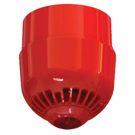 Sirena adresabila cu flasch, de culoare rosie, seria 2000, multitonala 32 de tonuri, [],https:b2b.sielinvest.ro