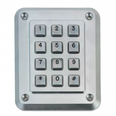 Tastatura metalica cu 4 LED-uri, antivandal, [],https:b2b.sielinvest.ro