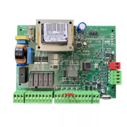 BRAIN 17 - Controller pentru porti batante, compatibil cu actuatoare de 230V. Suporta receptoare radio 433 sau 868 MHz cu conector cu 3 pini, [],https:b2b.sielinvest.ro