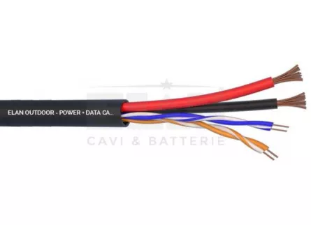 Cablu UTP Cat 5e, 4x2x24AWG  Jelly, rola de 305 m, de exterior, negru, [],https:b2b.sielinvest.ro