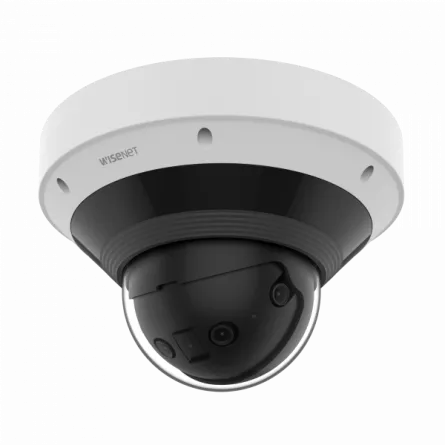 Cameră panoramică IP 8MP cu AI, obiectiv fix de 2,8 mm, IR 20 m, IP66, albă, [],https:b2b.sielinvest.ro