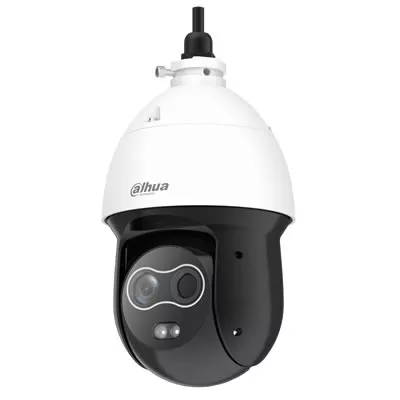 Camera PTZ termic dublu, rezoluție 4MP / 256×192, optică 12mm / 10mm , IR 35mt, IVS , 12Vdc/PoE+, [],https:b2b.sielinvest.ro
