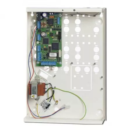 Centrala de efractie cu 8 - 32 zone, 2 partitii, control acces 16 tastaturi/ cititoare, 200 mem. evenimente, 50 utilizatori, 3-255 iesiri, automatizari, [],https:b2b.sielinvest.ro