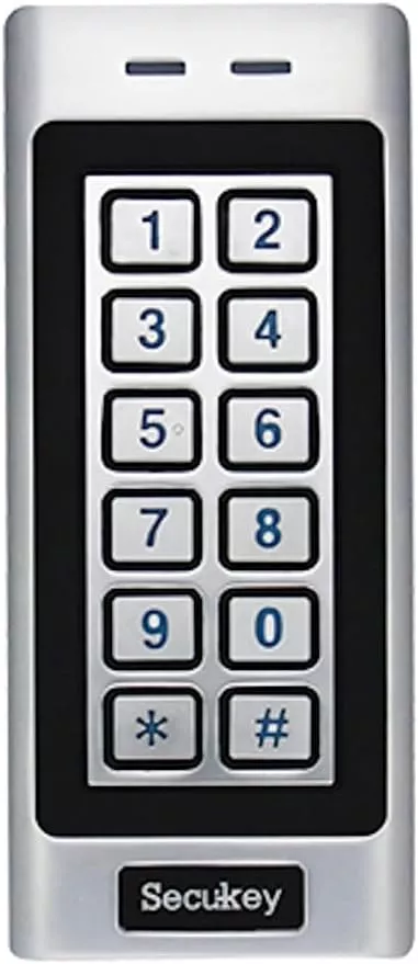 Cititor de proximitate stand-alone,  EMProx 125kHz, cu tastatura iluminata, de interior/exterior, carcasa din metal, antivandal, [],https:b2b.sielinvest.ro