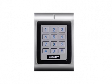 Cititor de proximitate stand-alone,  Mifare CSN 13,56 MHz, cu tastatura iluminata, de interior/exterior, carcasa din metal, antivandal, [],https:b2b.sielinvest.ro