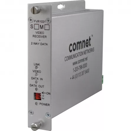 Receptor video digital(RS232/422/485-2W & 4W/UTC), 1 fibra, Multimode, 10 Bit, 1310/1550nm*, [],https:b2b.sielinvest.ro