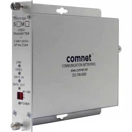 Transmitator video digital  (RS232/422/485-2W & 4W/UTC), 1 fibra, Multimode, 10 Bit, 1310/1550nm*, [],https:b2b.sielinvest.ro