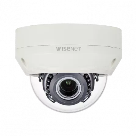 Camera video dome antivandal Wisenet HD+ 2MP, Full HD(1080p) 30fps IR outdoor dome camera, AHD/TVI/CVI/CVBS, lentila manuala Varifocala 3.1X (3.2-10mm), [],https:b2b.sielinvest.ro