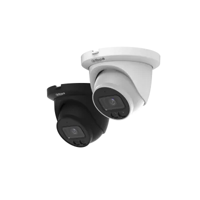 Camera video Dahua IP, dome, Full-color, WizSense, 2 MP, lentila fixa, lumina alba 30M, microfon, slot MicroSD, carcasa metal, IP67, PoE, [],https:b2b.sielinvest.ro