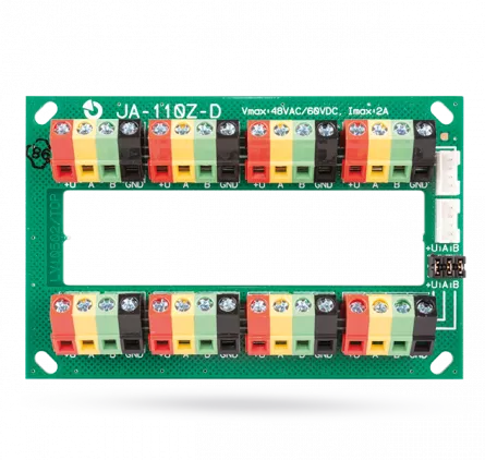 Modul terminal BUS multipozitie JABLOTRON 100+ JA-110Z-D, 2A, 42 V AC/60 V DC, [],https:b2b.sielinvest.ro