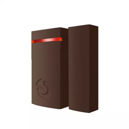 Mini contact magnetic wireless pentru usi si ferestre, maro, [],https:b2b.sielinvest.ro