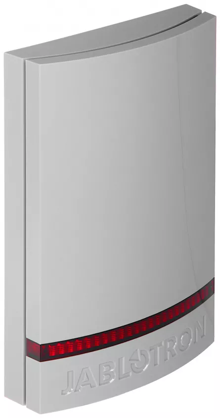 Capac plastic pentru sirenele de exterior JA-111A, JA-151A, JA-163A -  gri cu flash rosu, [],https:b2b.sielinvest.ro