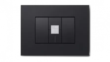 Domus, multisenzor pentru automatizari, detectie prezenta, temperatura, umiditate si intensitate de lumina(Lux ), compatibil cu centralele Lares 4.0, conectare pe KS-Bus, montare in doza de perete., [],https:b2b.sielinvest.ro