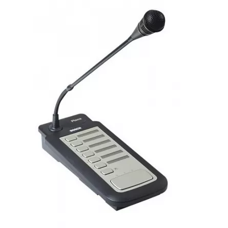 Consola de apel pentru sisteme VAC, 6 zone, all-call, tasta PTT, [],https:b2b.sielinvest.ro