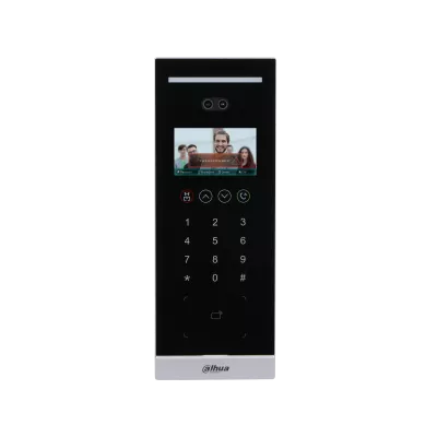 POST EXTERIOR VIDEOINTERFON, 2 MP, recunoastere faciala/cod PIN/card, [],https:b2b.sielinvest.ro