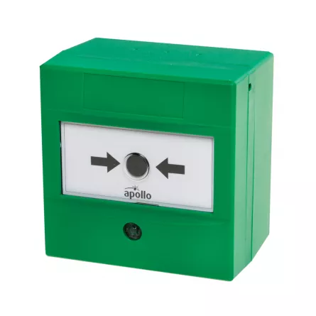 Buton de incendiu adresabil Soteria,  17-35 Vdc, IP 44,  montaj aparent/semi-ingropat  VERDE, [],https:b2b.sielinvest.ro