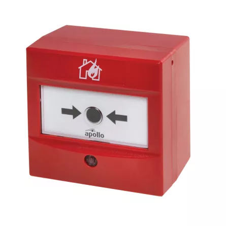 Buton de incendiu adresabil Soteria, 17-35Vdc, IP44, montaj aparent/semi-ingropat, policarbonat rosu, [],https:b2b.sielinvest.ro