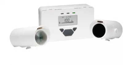 Set bariera de fum optica - emitator si receptor separate, controler cu display LCD pentru 2 unitati de detectie, [],https:b2b.sielinvest.ro